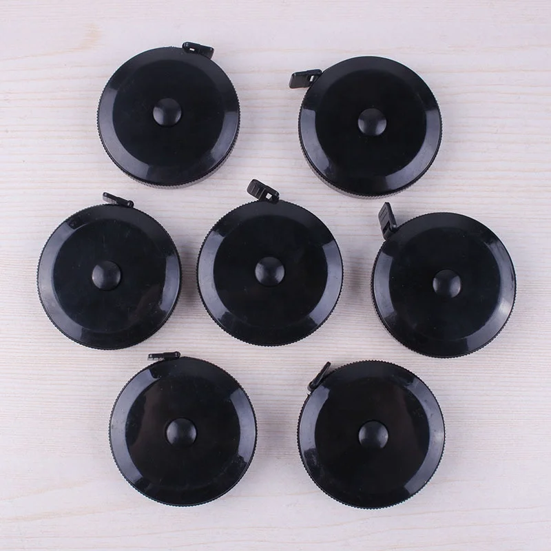 60 Inch Soft Fabric Push Button Sewing Retractable Body Measuring Weight Loss Tape Scale Ruler for Cloth Tailor Knitting Craft