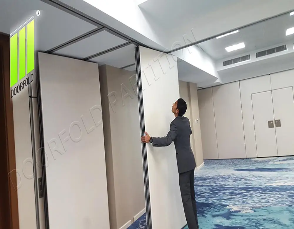 Китайский поставщик doorfold DF-100 стиль звукоизоляция подвижная перегородка