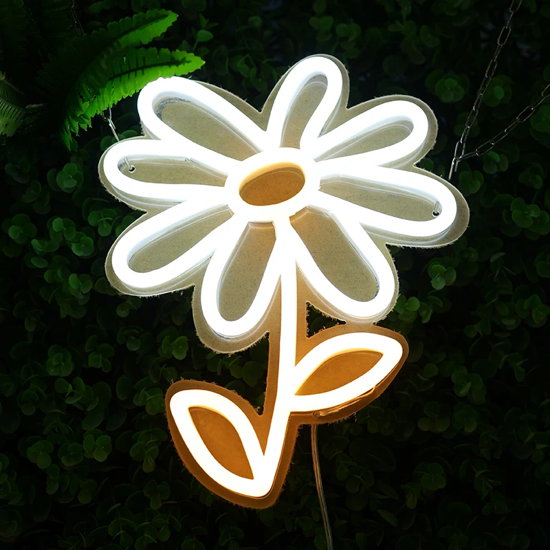 Cute Duck Indoor LED Neon Sign Custom Acrylic Happy Birthday Decorations With IP65 PVC Lamp Body for Home Use