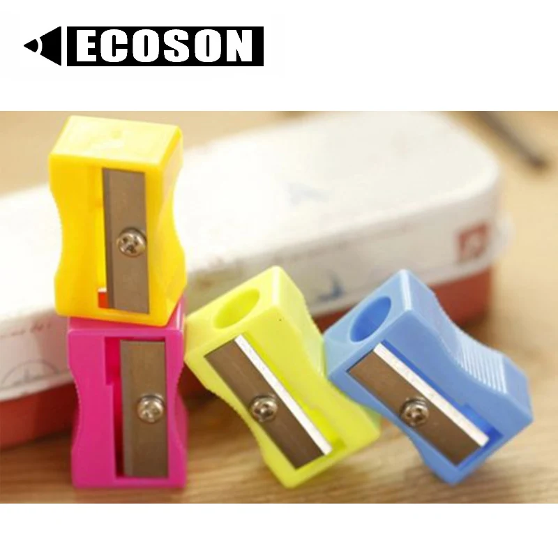 FREE SAMPLES Safe 1 Holes  0.7cm Small Hole Customized Manual Plastic Pencil Sharpener