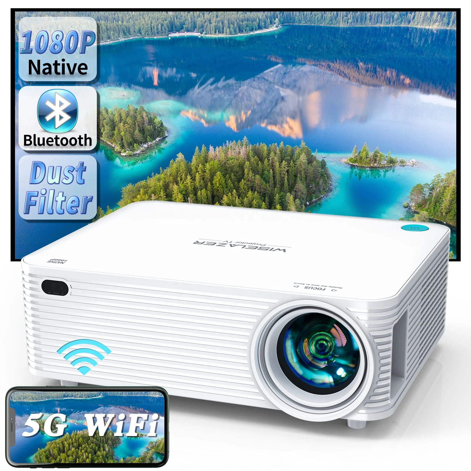 Zlight Top Fashion Used Projector Galaxy Light Led Headlight Portable Tv C900 Wireless Mobile Smart 4K A30