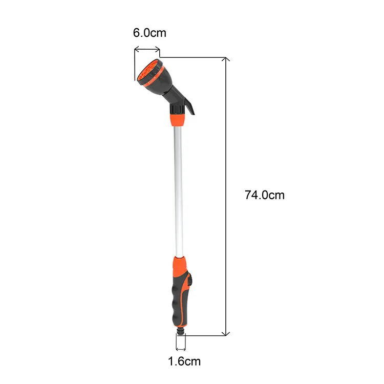 Telescopic Garden Adjustable Water Control Hose Wand With Aluminum Handle