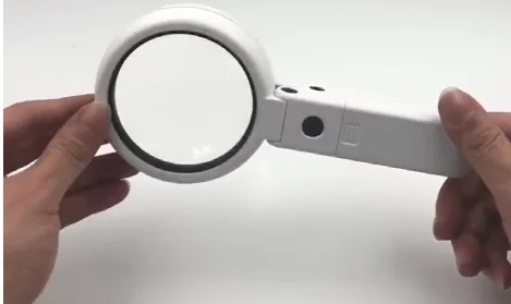 Многофункциональный 5 раз 11 USB 8 светодиодных ламп ручной кронштейн увеличительное стекло для пожилых людей чтения