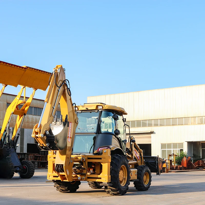 FREE Shipping Small Loader Diesel Mini Wheel Backhoes Excavator Loader Mini Backhoe Loader Excavator