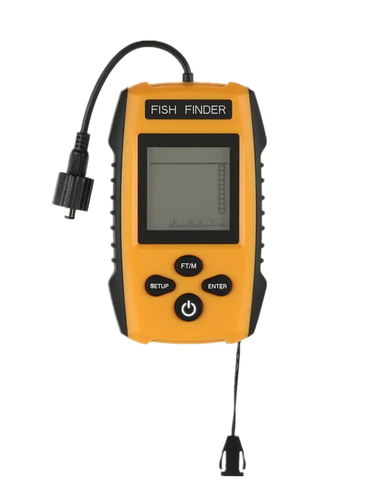 Wired TL88E Portable Fish Finder sonar Alarm Sensor Can Detect Grass Rocks on the Bottom of the Sand Sea with Cable