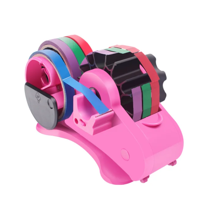 TJS Multiple Roll Cut Heat Press Sublimation Tape Holder Dispenser for Desk Office
