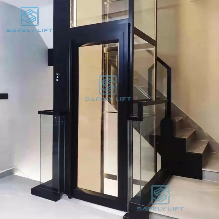 SAFELY 1-3 floor indoor outdoor shaft elevator lifts  used home customized