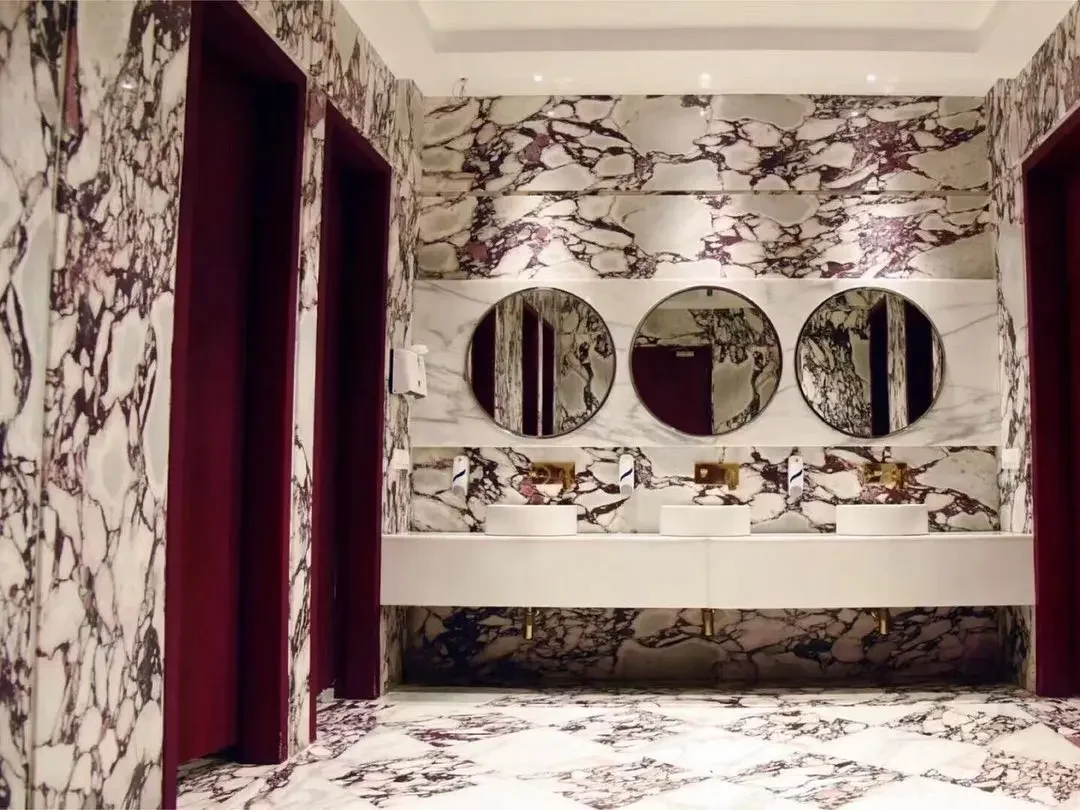 Natural Purple Marble Slabs Calacatta Viola Marble for Wall Floor Tiles