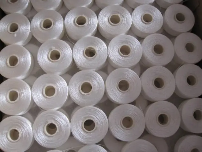 Bobbin thread 70D/2 polyester bobbin thread  size L