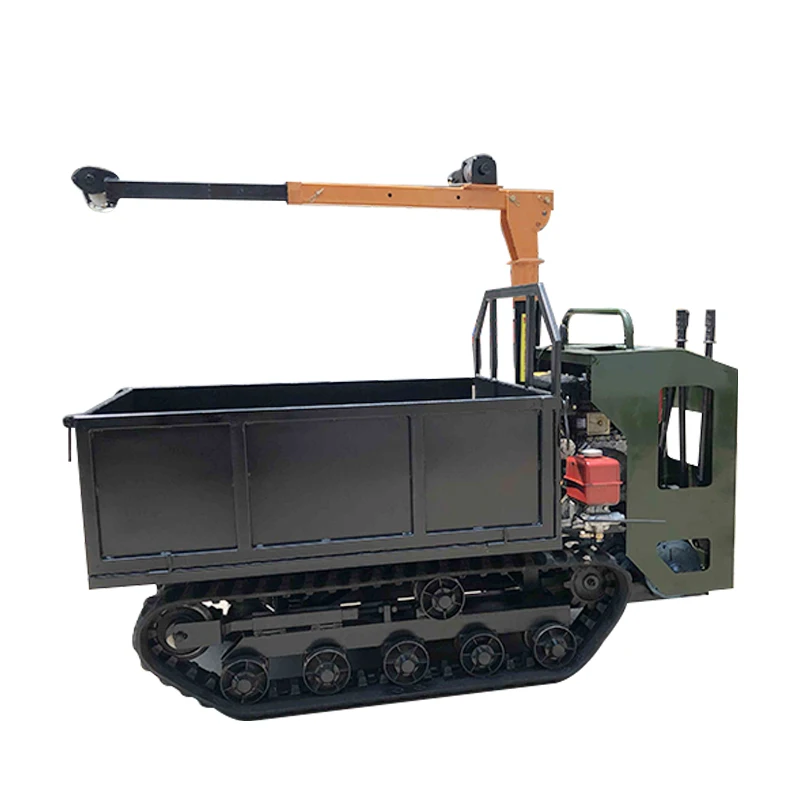 self-loading mini track dumper