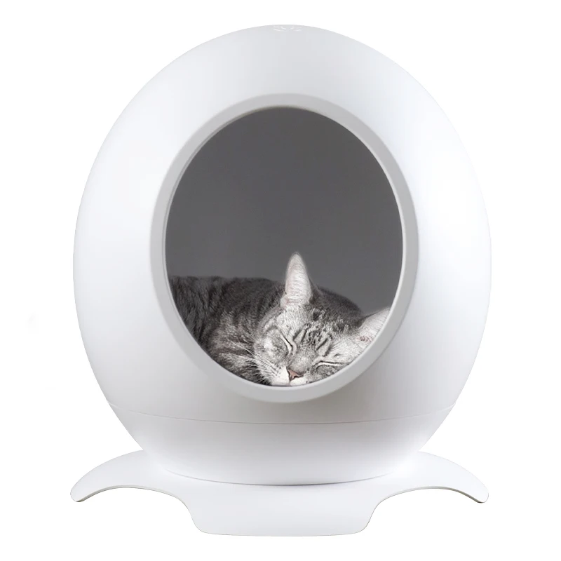 New Adjustable Hot Or Cold Thermostatic Smart Cat Bed Dog House Four Seasons Universal With Sound Lure