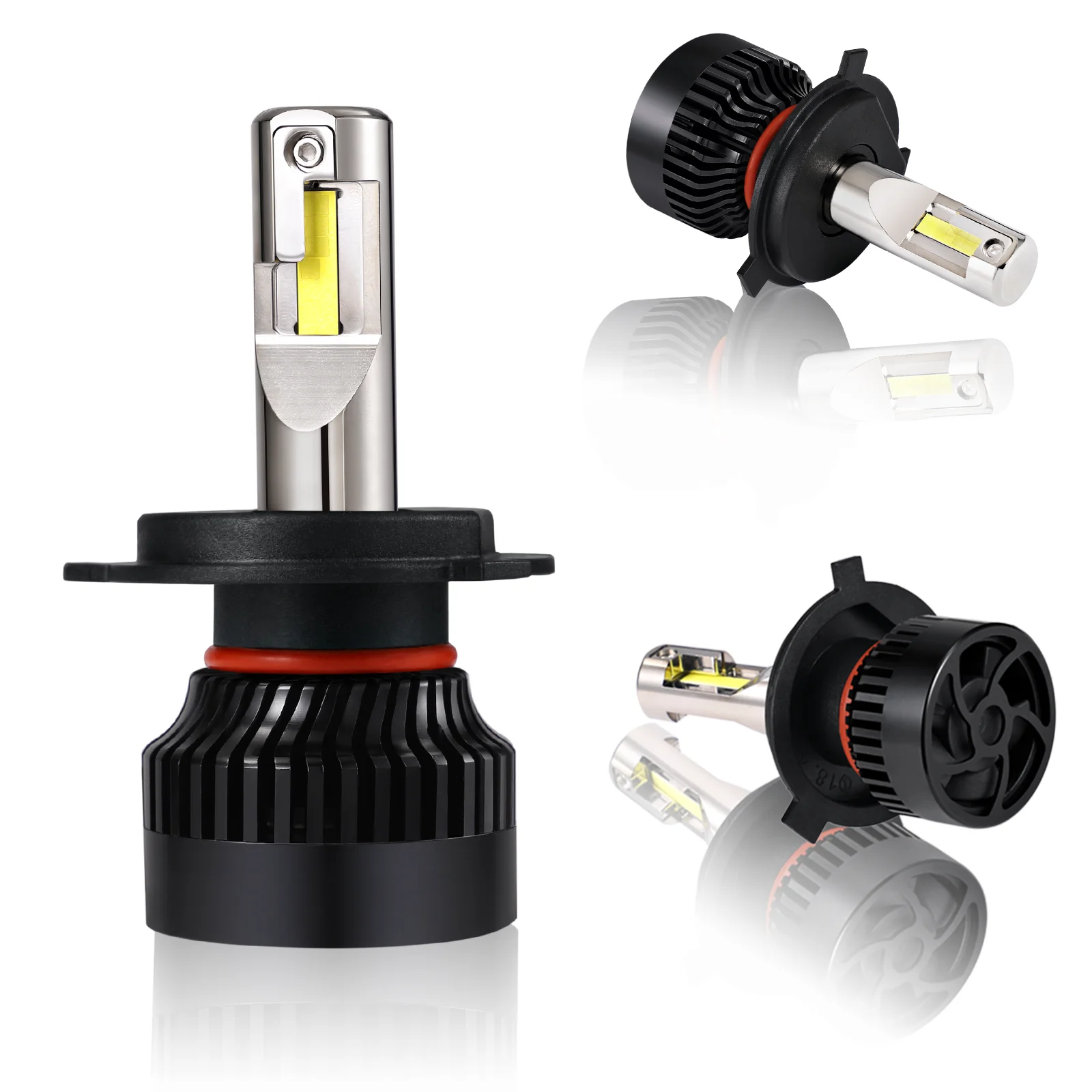 
2020 New Automotive High Quality Auto Waterproof 8000Lm High Power Car Led Headlight Bulb H7 H4 
