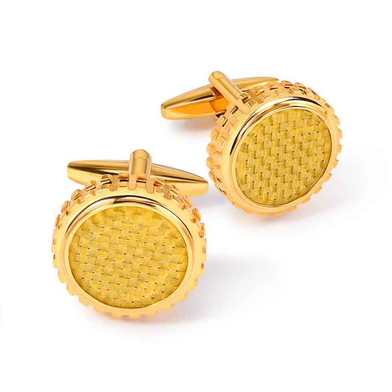 Мужские запонки, роскошные запонки с кристаллами, Высококачественная французская рубашка, деловой подарок, золотые запонки