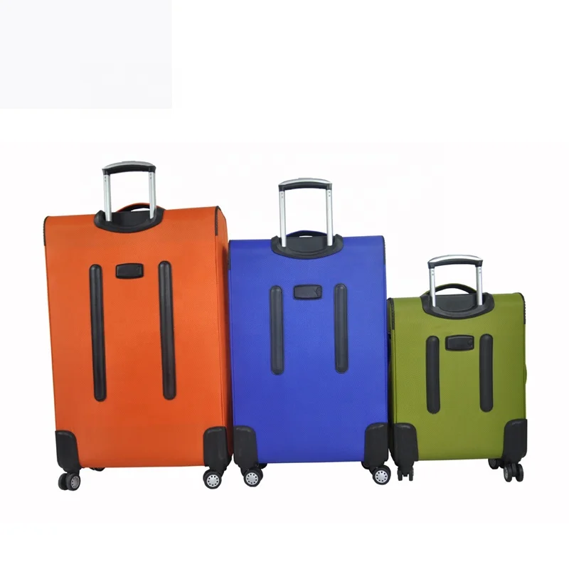Classical leaves king luggage travel set trolley luggage bag