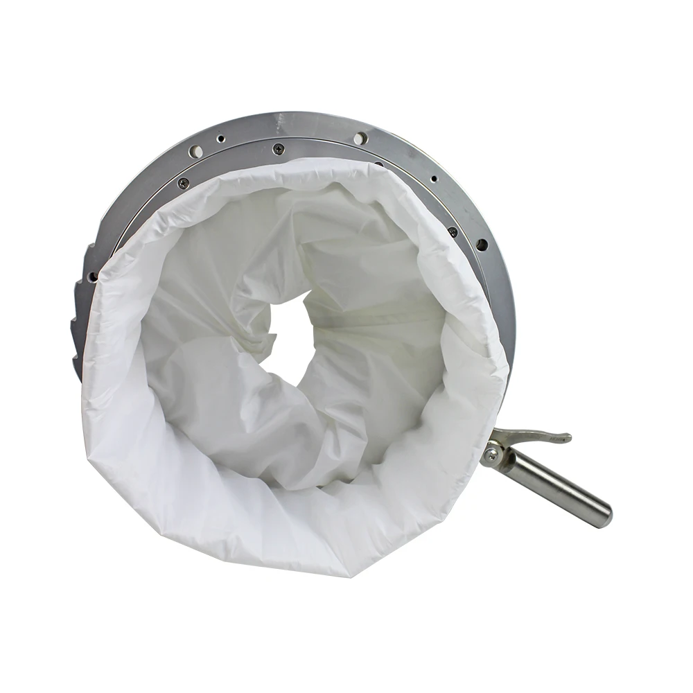 Aluminum AD Iris Valve with sleeves nylon material DN80/DN100/DN150/DN200/DN250/DN300/DN380/DN450