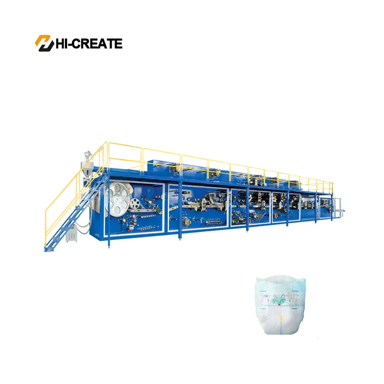 HC-DP-FF High Speed Full Frequency Baby Diaper Machine Price