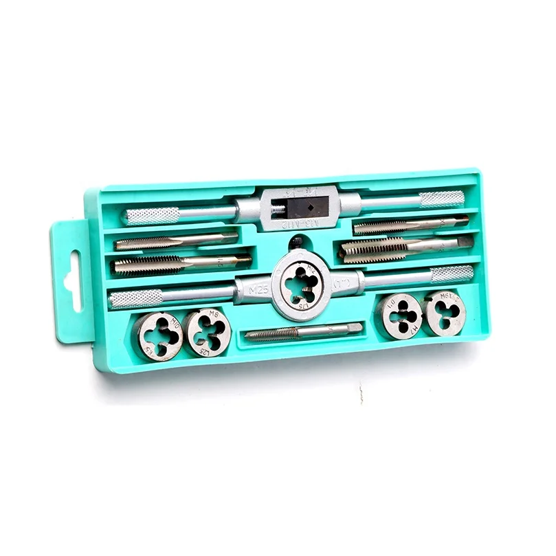 Tap and die set professional spanner wrench open end  hardware tools ratchet die stock