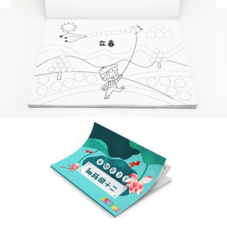 SUPERDOTS coloring Activity book, no mess high quality 25 sheets pack dot markers kids doodle drawing book for education toys