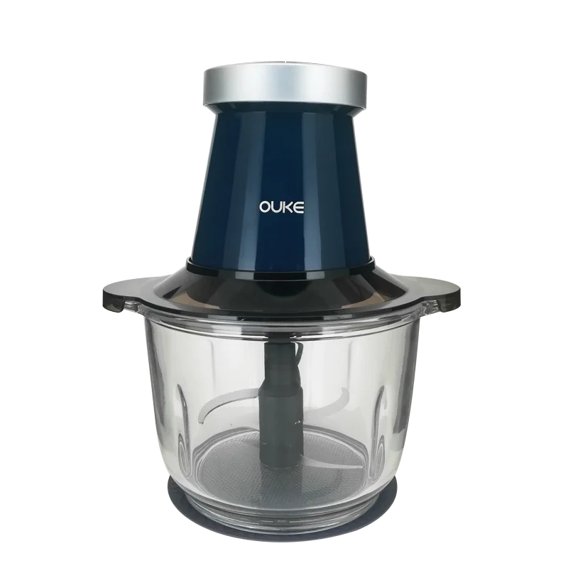 OUKE 2022 2L 400w 2speed stainless steel meat grinder food chopper electric mini meat chopper for kitchen