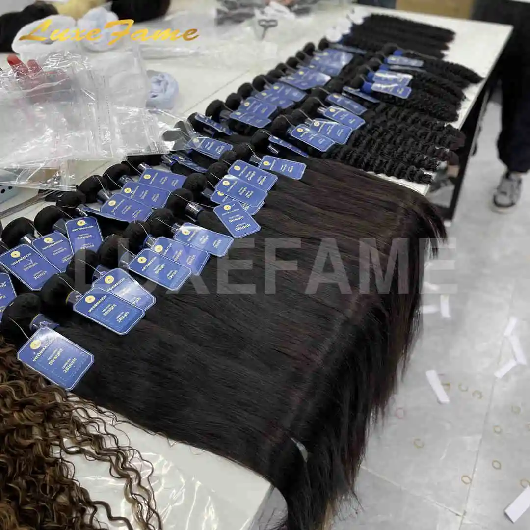 Xuchang Hair Factory Straight Grade 8a Thick Brazilian Hair, Double Drawn Cheap Human Hair Extension,Raw Southeast Asian Hair