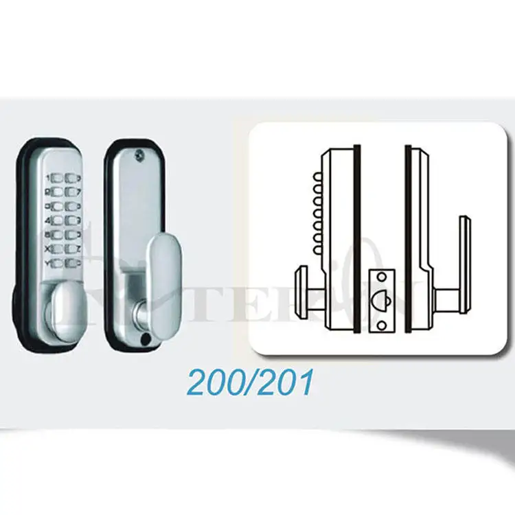 CRITERION Digital Password Door Lock mechanical keyless 4 digits combination code locker lock