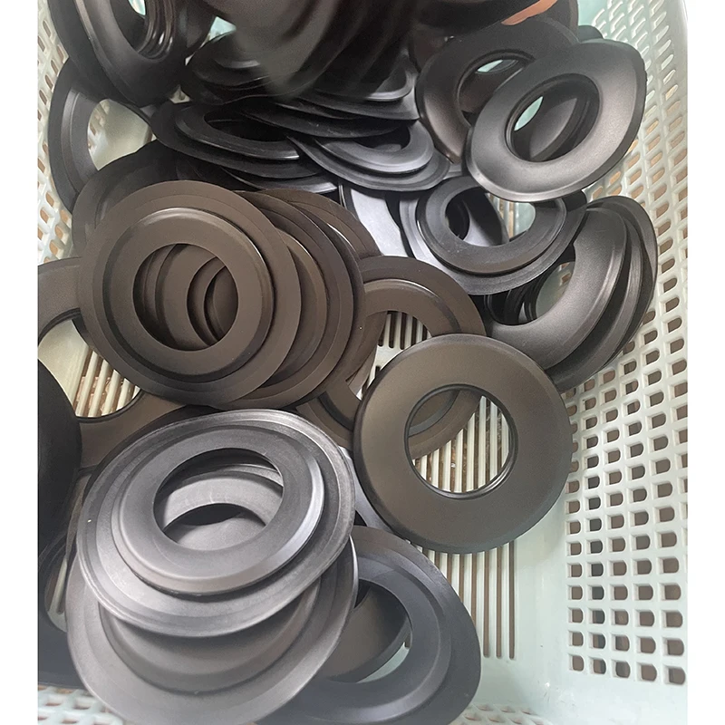 Custom Molded rubber o-ring pad part  NBR Silicone EPDM FKM Sealing Ring Flat Rubber Gasket