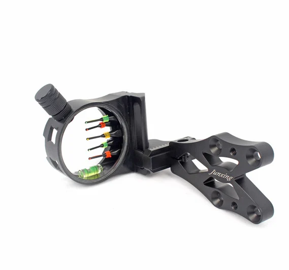 jx1552  five-pin  sight for shooting hunting  fishing  for long  recurve compound bow factory price hot sale China
