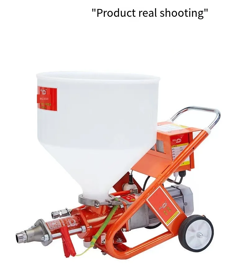 Industrial Grade Real Stone Paint Spraying Machine Fireproof Material Fireproof Mortar Stone Paint Spraying Machine,textured