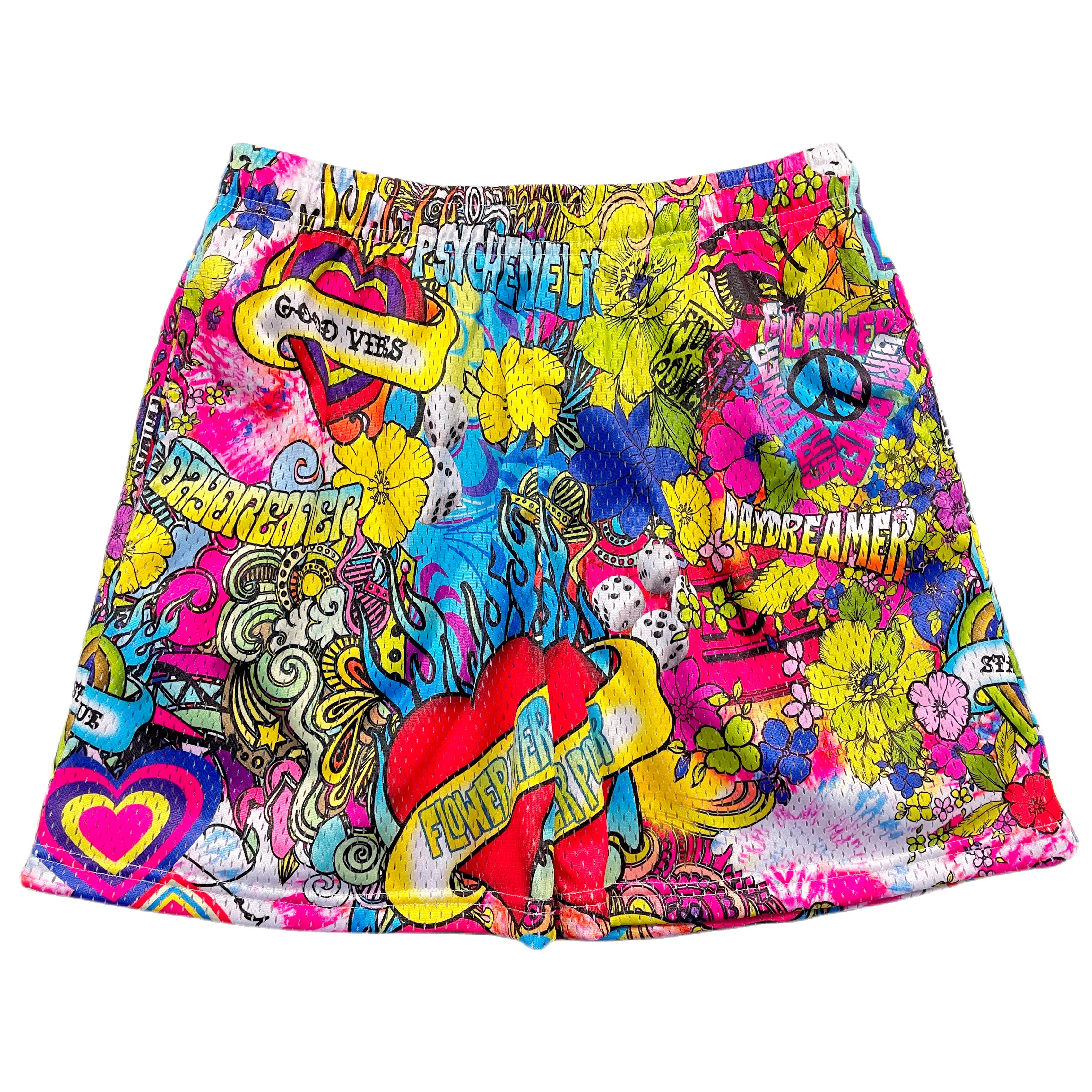 Manufacturer 5 inch inseam custom logo mesh shorts polyester unisex basketball sublimation double layer men mesh shorts custom