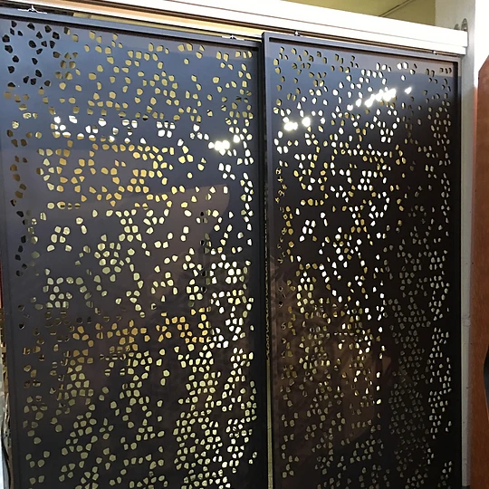 Пользовательская лазерная резка металлическая панель декоративный экран открытый металлический экран для сада