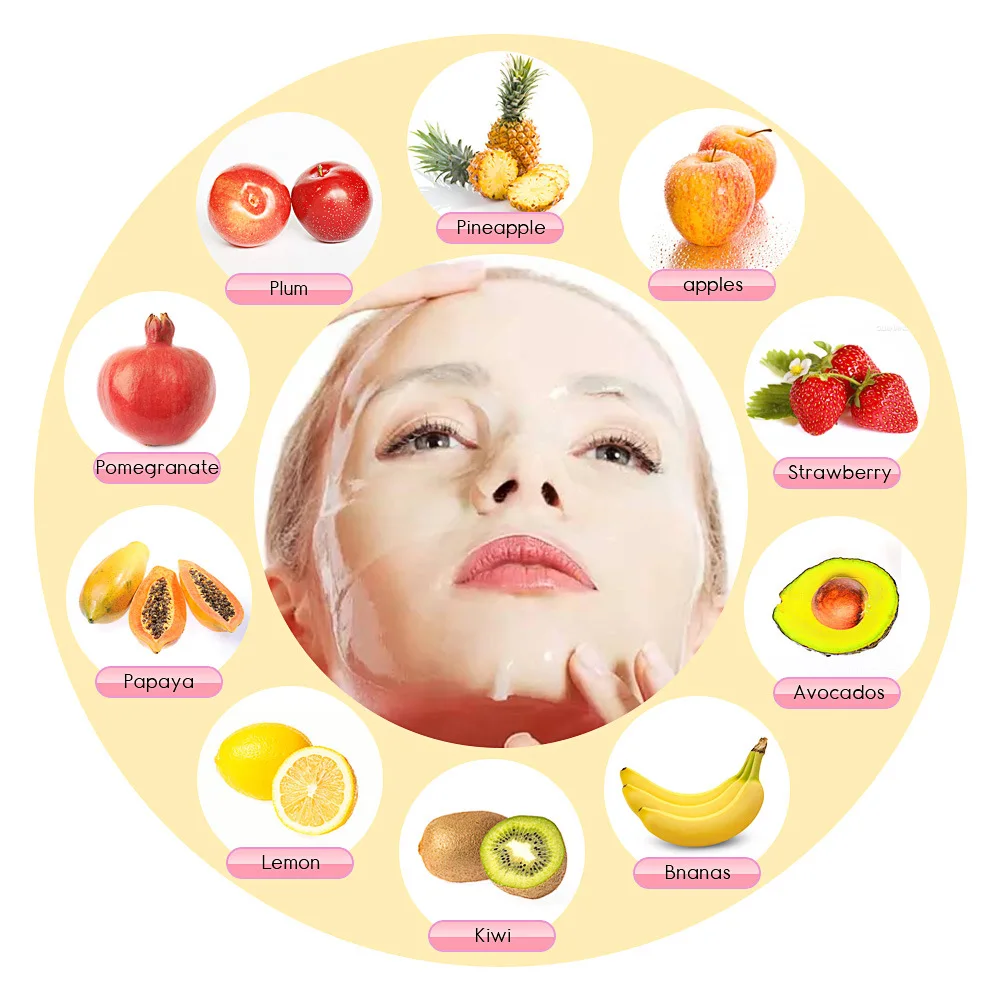2022 new facial facemask face makermask private label logo dropshipping fruit mask maker machine