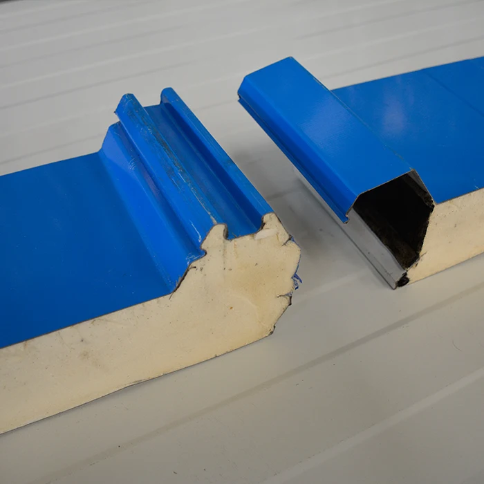 China colorful insulation material pu sandwich wall and roof panels