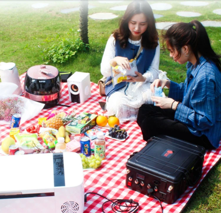 
DIY outdoor solar generator 220v portable power station 1500W 