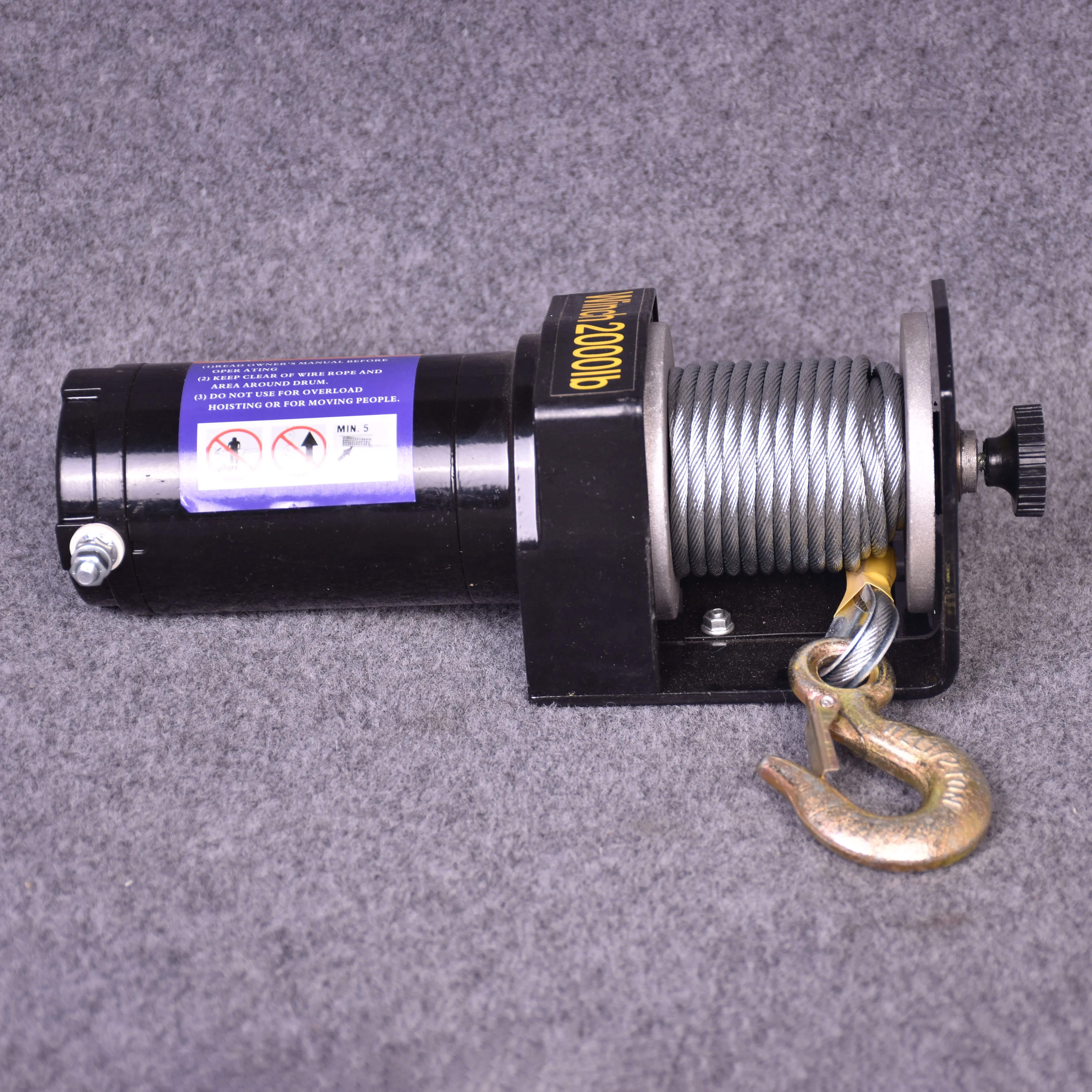 Прямая заводская цена электрическая лебедка для автомобиля 3000 фунтов 12000