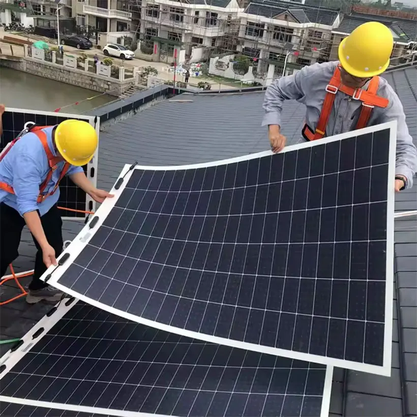 Professional Customizable 100W-520W Flexible Solar Panel Monocrystalline Silicon Thin Film Photovoltaic Module Customizable Flex