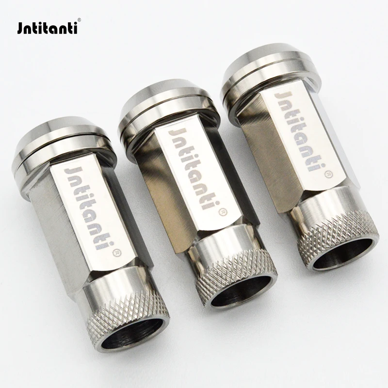 Jntitanti Hot sale Cone Seat  Gr.5 Titanium car wheel nut lug M12X1.5 mm for Toyota,Mazda,Honda,Acura,Scion,Lexus,Mitsubishi