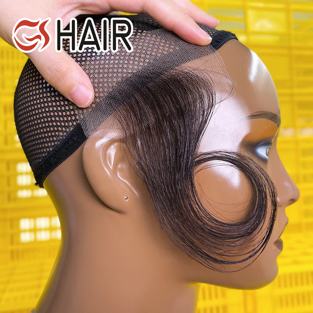 GS New Design HD Lace Baby Hair,Stripes Human Virgin Hair Baby Hair Edge Reusable More,Natural Transparent Baby Hair Closure