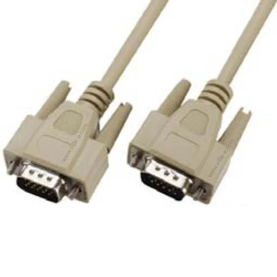 
DB002 5.4mm wire Data Communication Cable D-SUB DB9 male to male 
