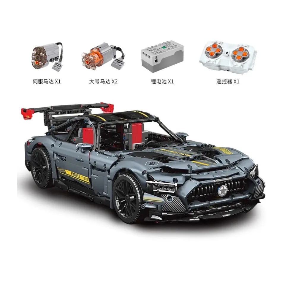 Mouldking 13123 1: 8 APP Remote Control Electric Sports Car Model Building Block Sets