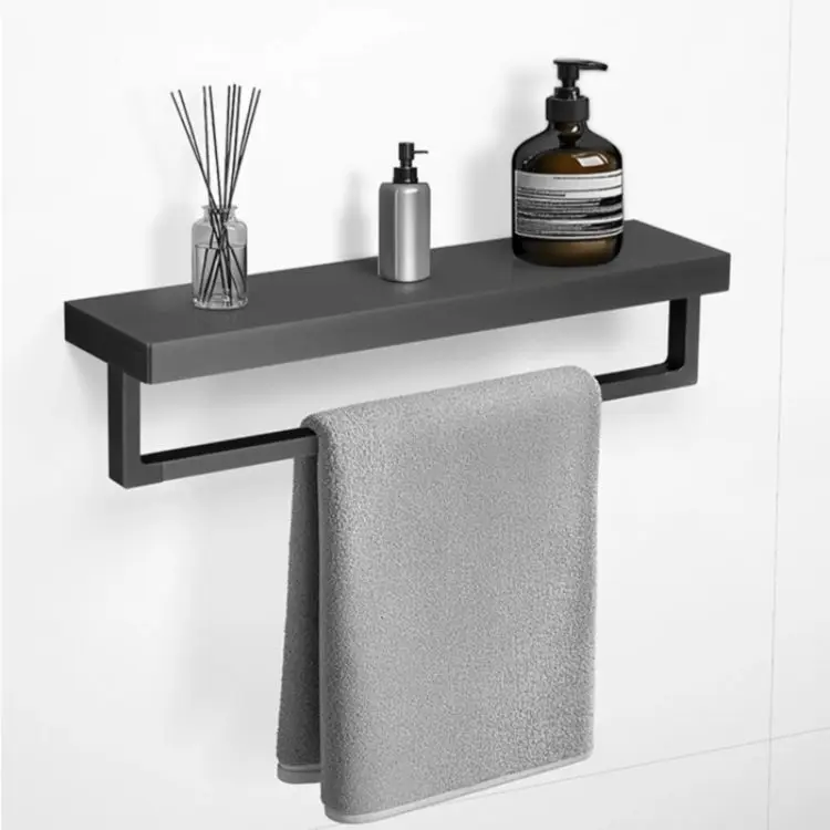 China Supply 21741-G Upgrade Home Hotel Use Wall Mounted Bathroom Brass Towel Racks