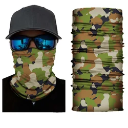 Camouflage Camo Neck Gaiter Mission Cooling Tube Summer Pack Rave Extra Large Turban Fashionable Half Face Military Bandana
