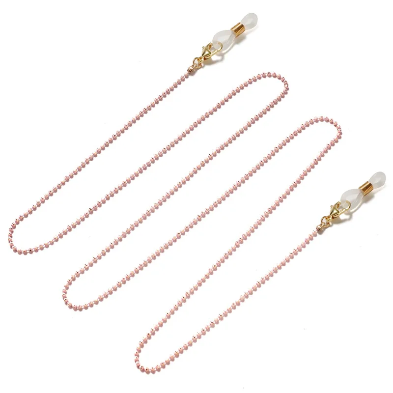 Bead Glasses Chain Anti-slip Reading Chain Gold Plated Sunglasses Chain Eyewear Retainer
