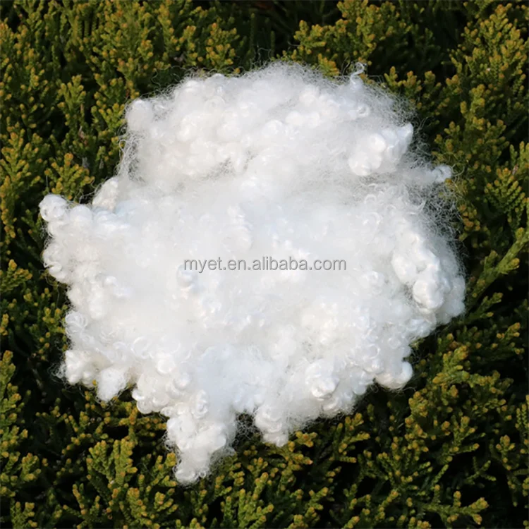 3D hollow conjugated  wholesales recycled polyester staple fiber no fluoresecence with GRS certificate