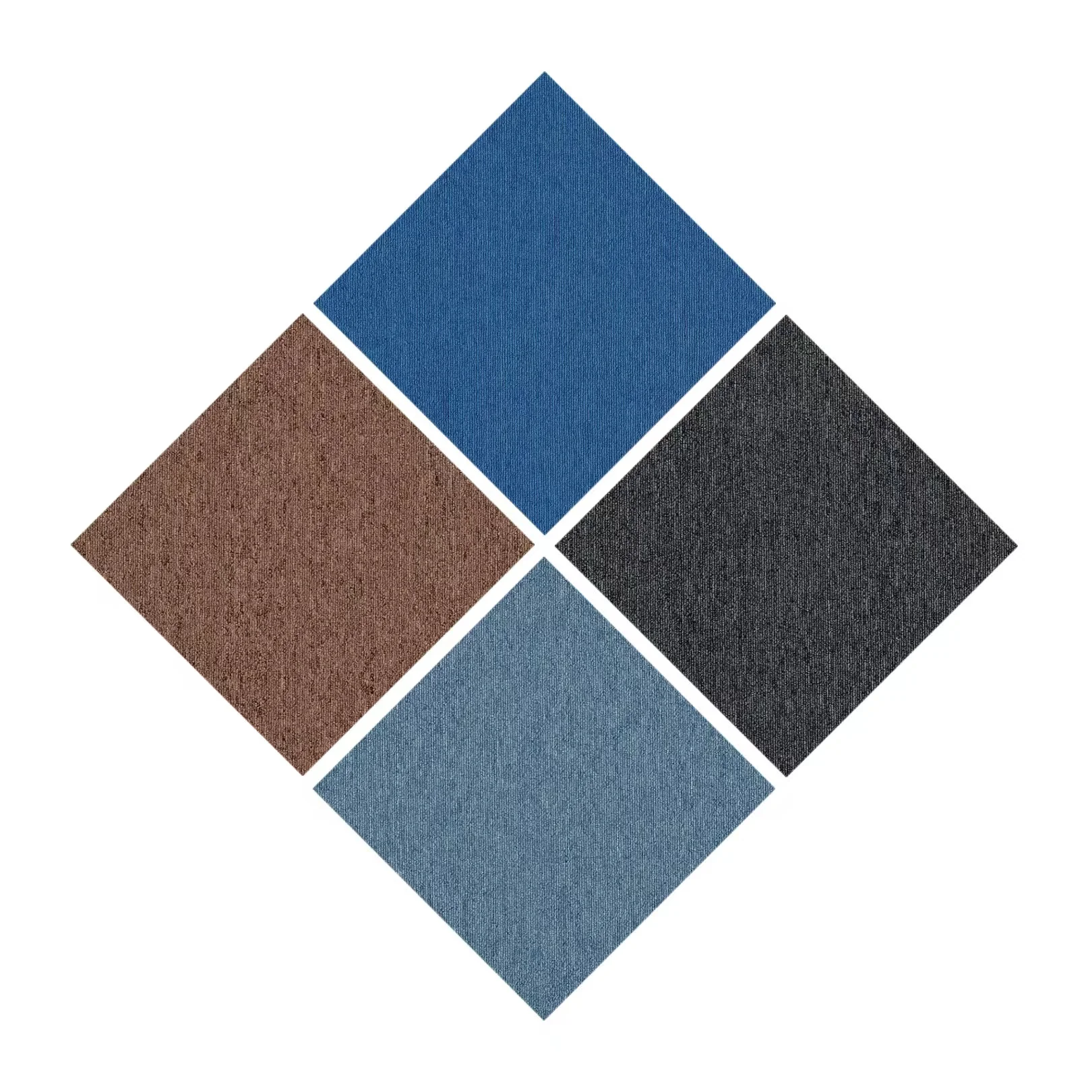 Vertical stripes solid color patchwork carpet wholesale office special square carpet