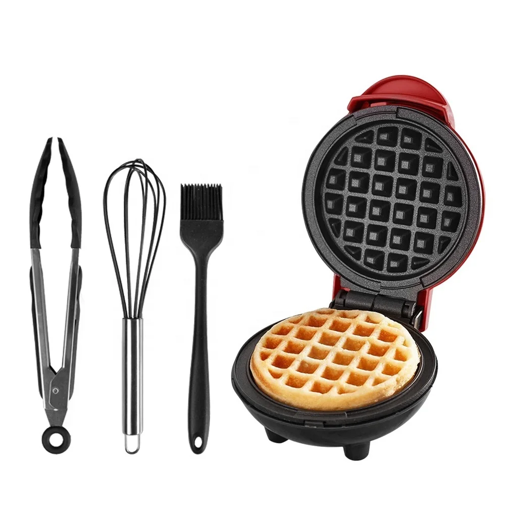 Household Breakfast Electric Sandwich Maker With Indicator Light Portable Mini Bread Waffle Maker