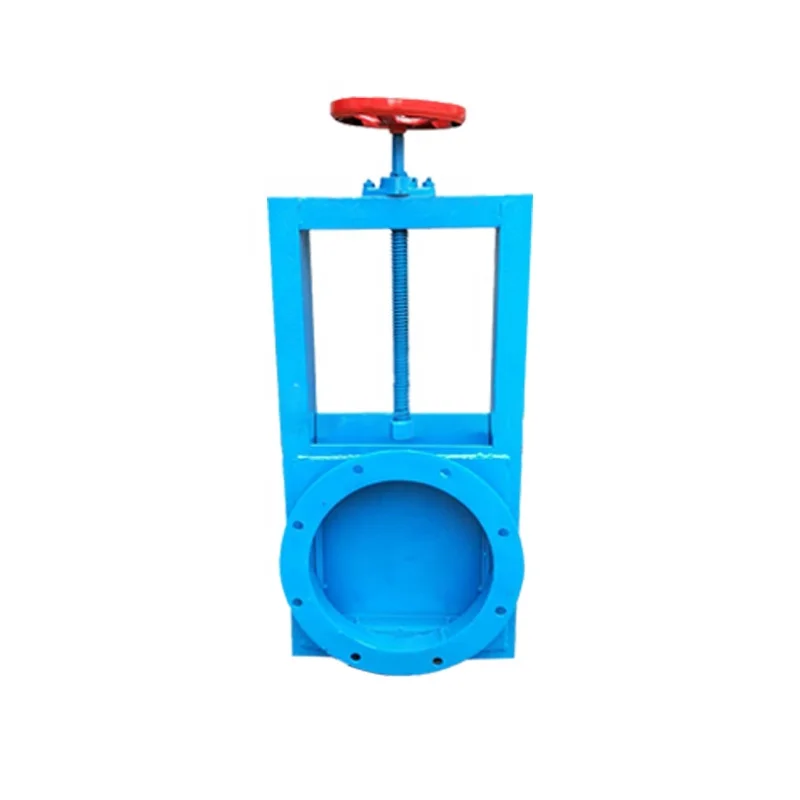 Factory supply square type knife manual gate valve,flapper gate valve for sale