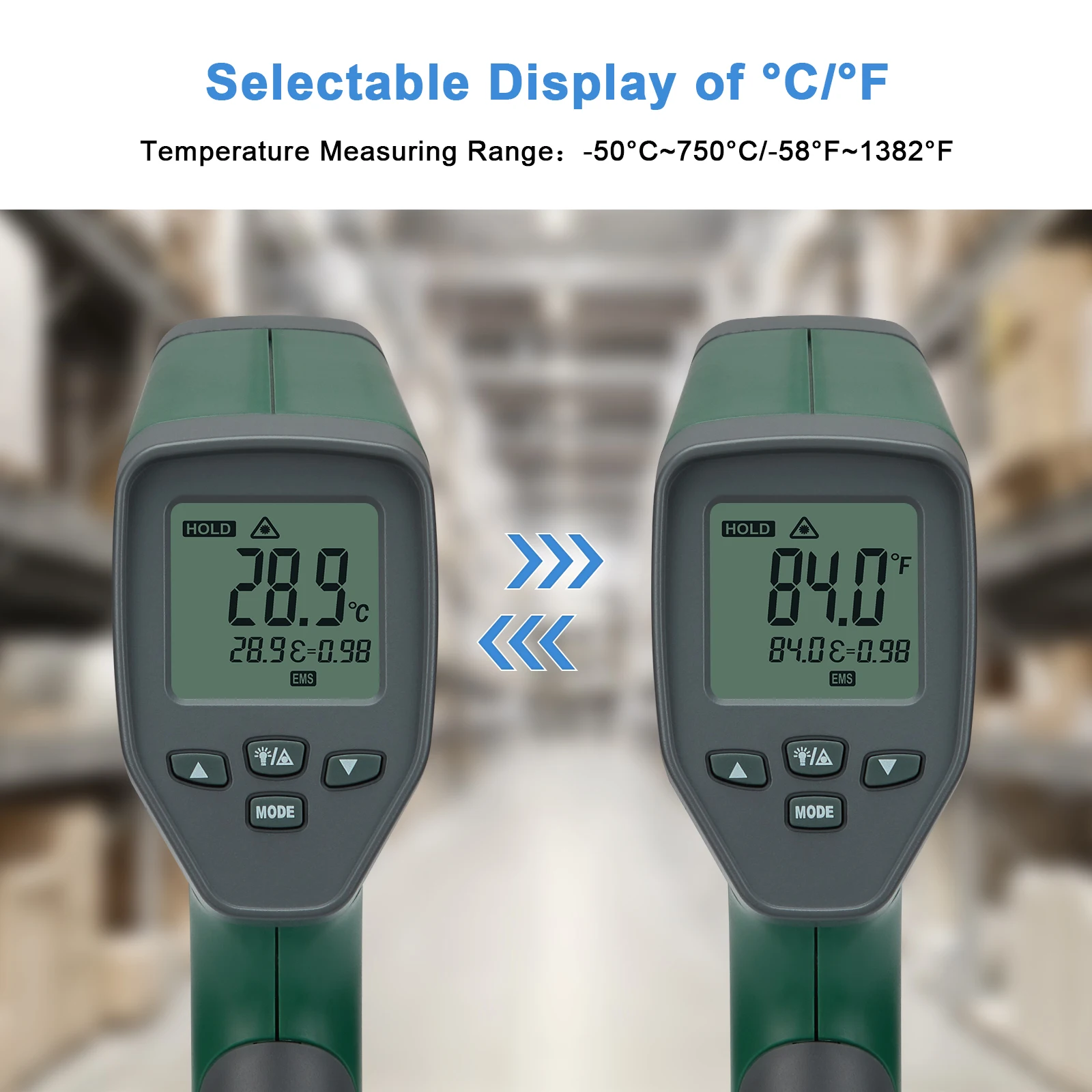 INKBIRD  INK-IFT03 Outdoor gun type industrial barbecue thermometer