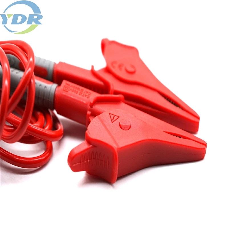 Цифровой мультиметр тестер провод CAT III 1000 в Крокодил Зажимы Автомобильная батарея с кабелем