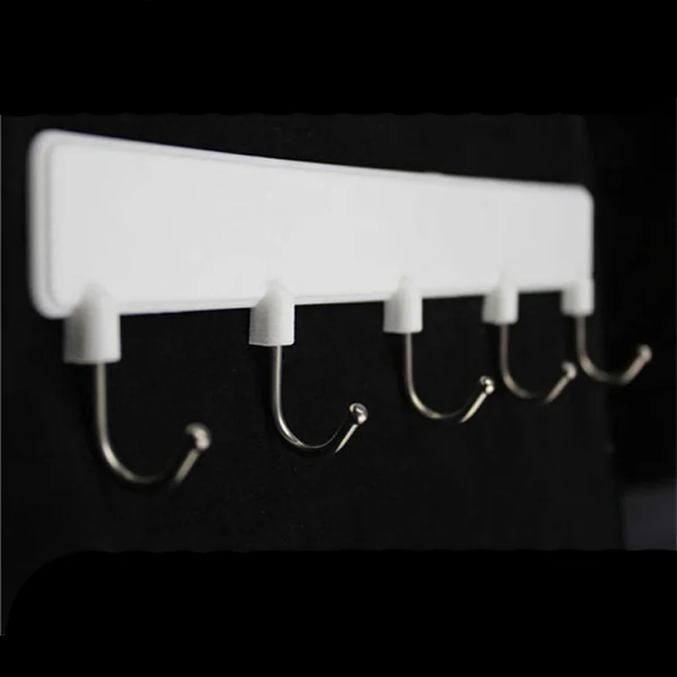 Heavy Duty self adhesive clothes hanger hook rack plastic towel hook