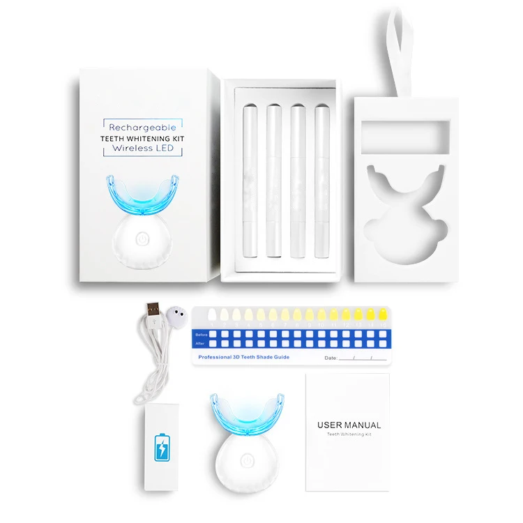 Portable Rechargeable teeth beauty set for Cleaning Oral  beautiful teeth whitening kit K1
